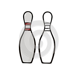 Bowling skittles