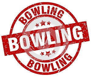 bowling stamp