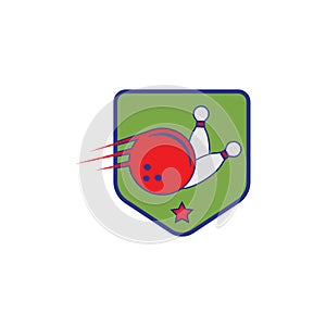 bowling vector icon illustration design