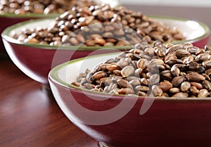 Bowls of barley