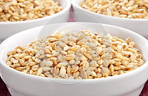 Bowls of barley