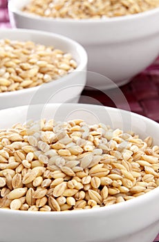 Bowls of barley