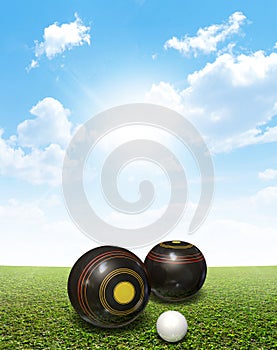 Bowls On Lawn photo