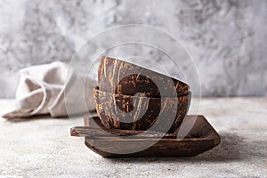 Bowls made  from coconuts shell