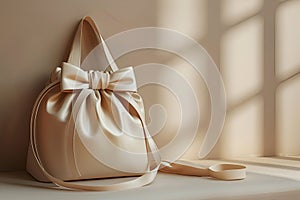 Bows on a bag are a symbol of hyper-femininity and reflect changes in public sentiment, where bows add sophistication