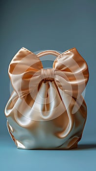 Bows on a bag are a symbol of hyper-femininity and reflect changes in public sentiment, where bows add sophistication