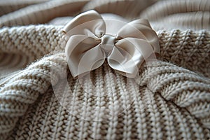 Bows on clothes are a symbol of hyper-femininity and reflect changes in public sentiment, where bows add sophistication