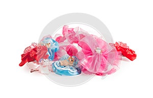 Bows, elastic bands, hairpins - hair decorations for a little gi