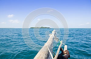 Bowsprit on the Boat of Zanzibar photo