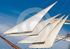 Bowsprit with staysails photo