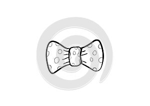 Bowties doodle bow doodle icon