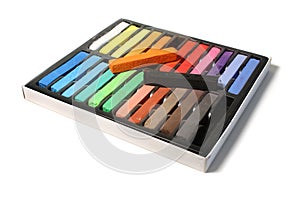 A Box of Artists Pastels photo