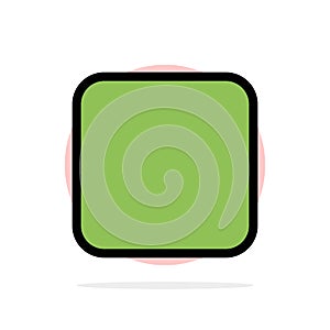 Box, Checkbox, Unchecked Abstract Circle Background Flat color Icon