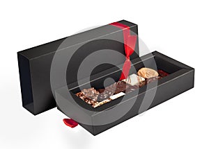 Box of chocolate candies