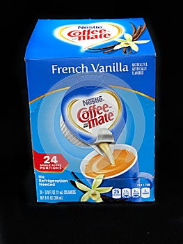 Box of Coffee Mate French Vanilla Non Dairy Creamer