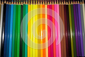 Box of colours pencils