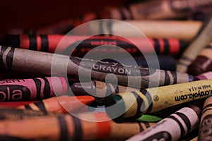 A box of 64 Crayola Crayons