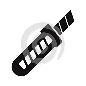 Box cutter tool Vector Icon which can easily modify or edit