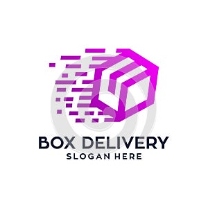 Icon Of Box Delivery Deign Vector photo