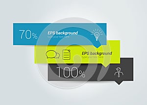 Box diagram, template.
