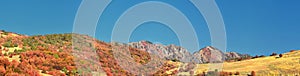 Box Elder Canyon landscape views, popularly known as Sardine Canyon, North of Brigham City within the western slopes of the Wellsv