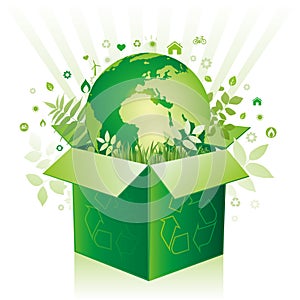 box and environment icon