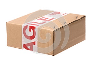 Box with Fragile Tape