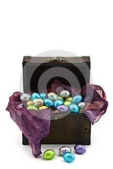 Box Full of Chocolate Eggs