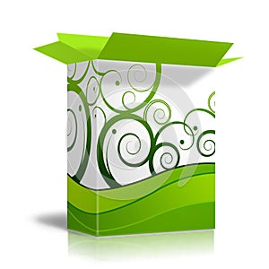 Box with generic design photo