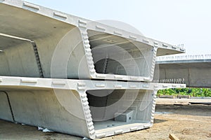 Box Girder in construction site