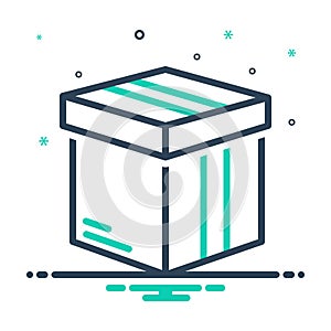 mix icon for Box, pack and packing