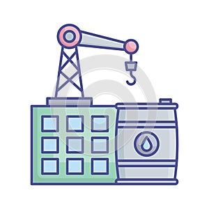 Box lifter Vector Icon which can easily modify or edit