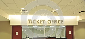 Box office ticket counter