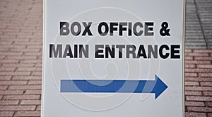 Box Office Ticket for Entertainment Events