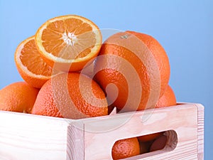 Box of oranges