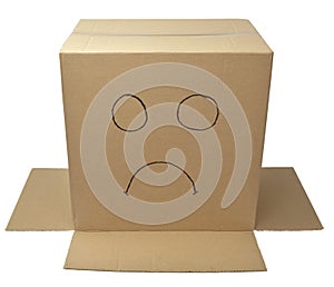 Box package wrap face