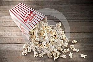 Box Popcorn Background
