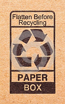 Box Recycle Symbol