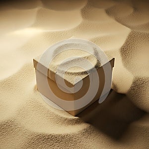 Box in Sand Dunes