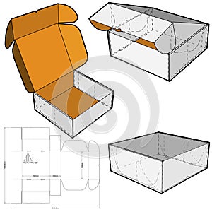 Box self assembly and Die-cut Pattern.