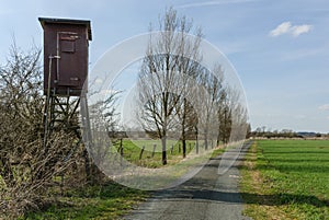 Box stand at a wayside