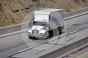 Box Truck on Highway