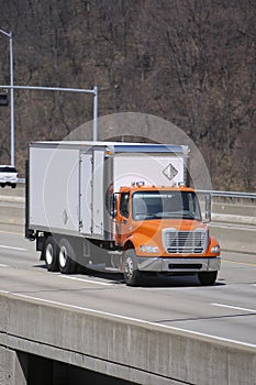 Box Truck on Highway