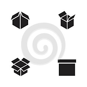 Box vector illustration icon