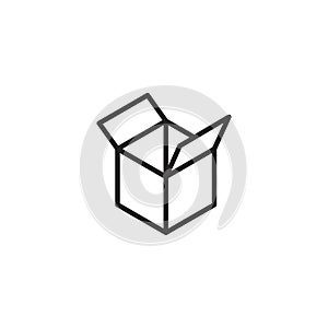 Box vector illustration icon