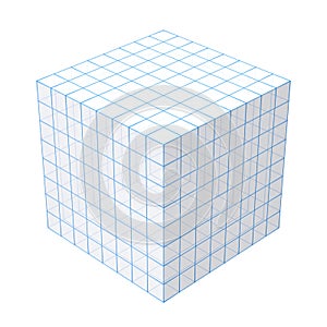 Box with Wireframe