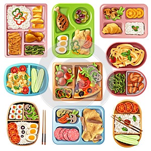 Boxed Lunches Set