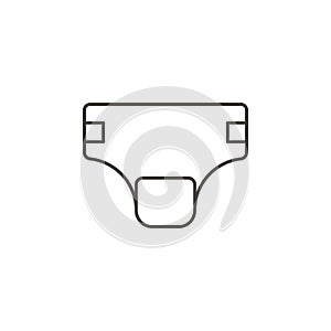 Boxer, hosiery icon - Vector. Simple element illustration natural concept. Boxer, hosiery icon - Vector. Organic concept 