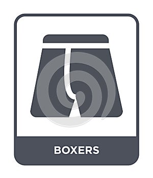 boxers icon in trendy design style. boxers icon isolated on white background. boxers vector icon simple and modern flat symbol for