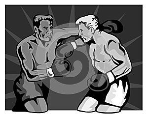 Boxers slugging it out